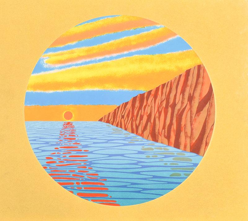 Modernist Lunette study of the elements (1 of 3)