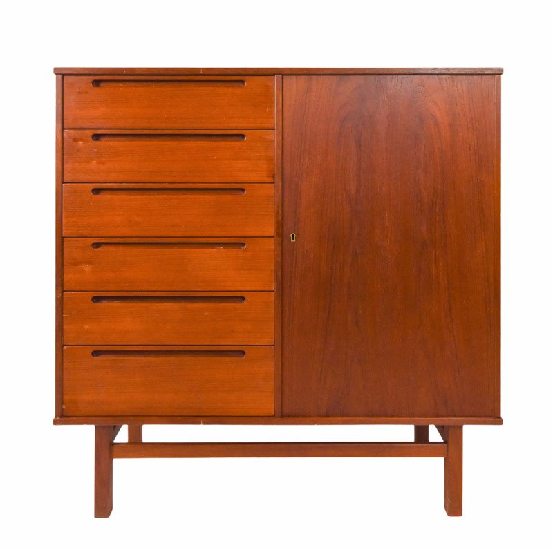 Nils Jonsson Teak Tall Dresser (1 of 6)