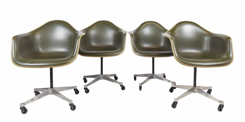 Herman Miller Eames Shell Bucket Arm Chairs (1 of 7)
