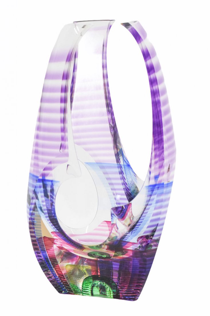 Kit Karbler and Micheal David Studio Art Glass Vase (1 of 6)