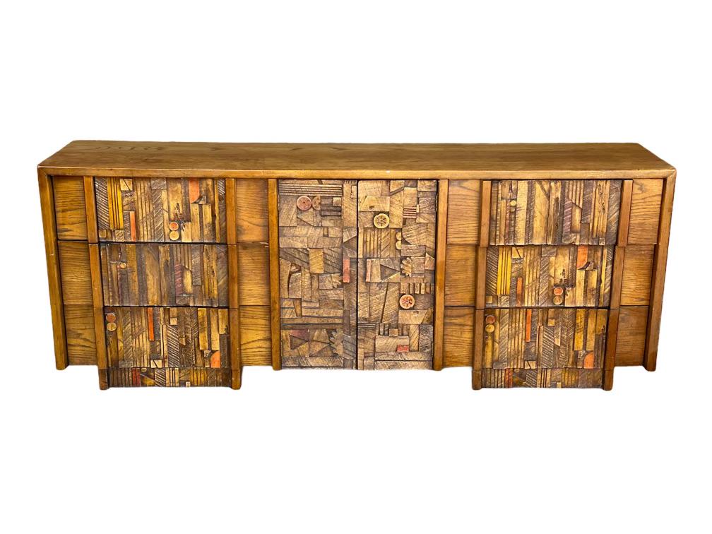 Lane Furniture in the style of Paul Evans: Buffet Credenza Sideboard