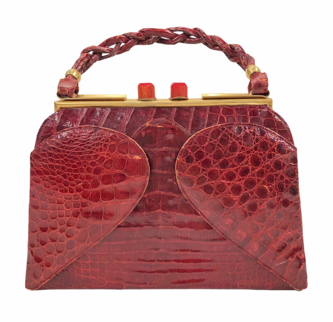 Alligator & Bakelite Handbag (1 of 10)