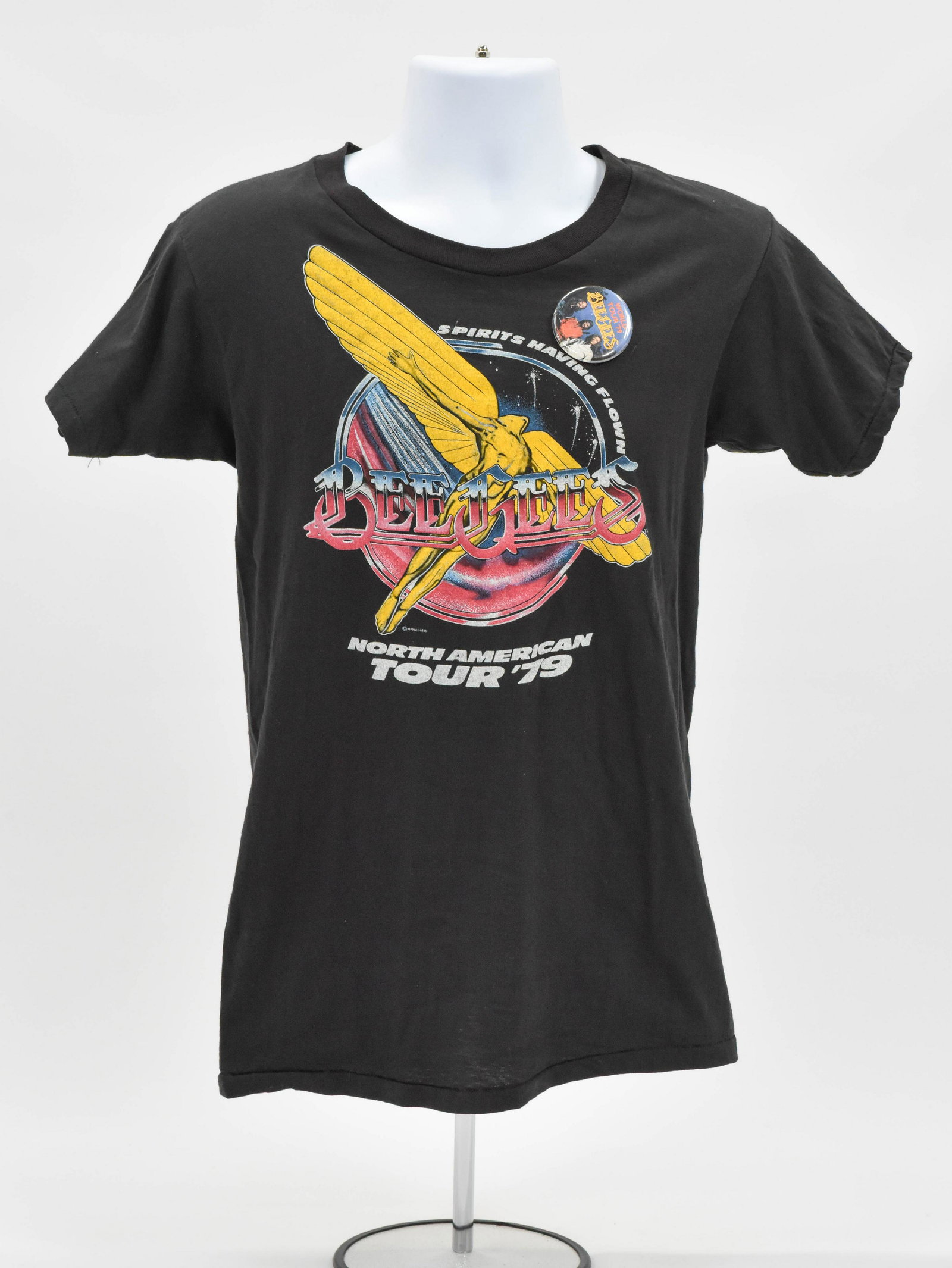 Original Vintage Bee Gees Concert Tour T-Shirt (1 of 5)