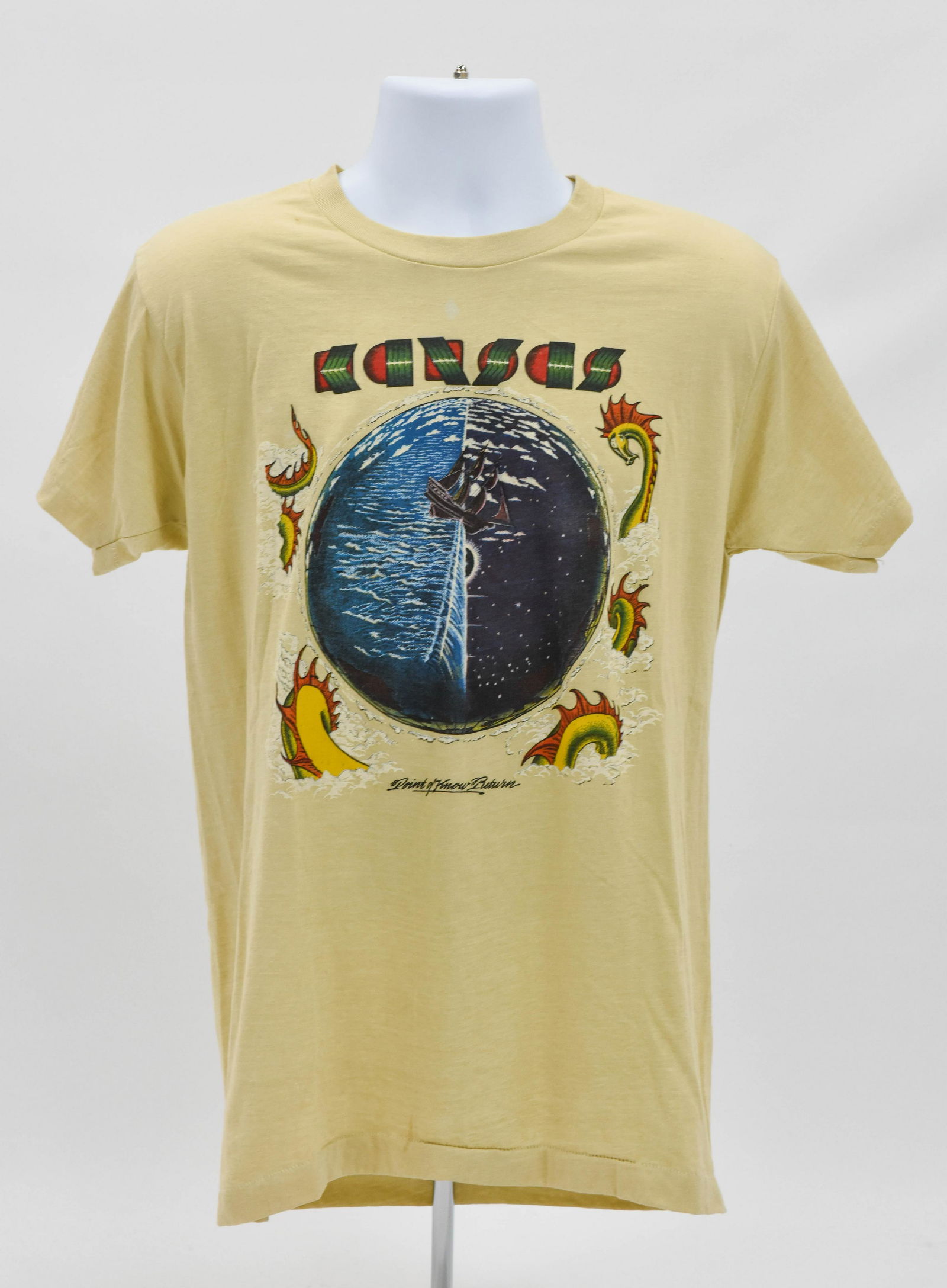 Original Vintage Kansas Concert Tour T-Shirt (1 of 5)