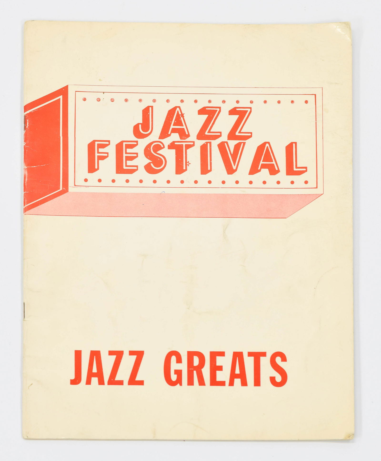 Jazz Festival Program (1 of 6)