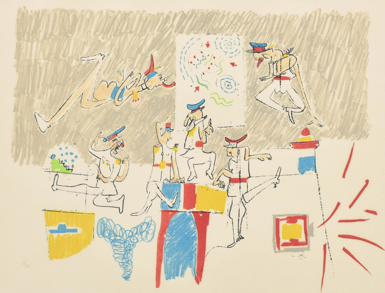 Roberto Matta Abstract Lithograph (1 of 4)