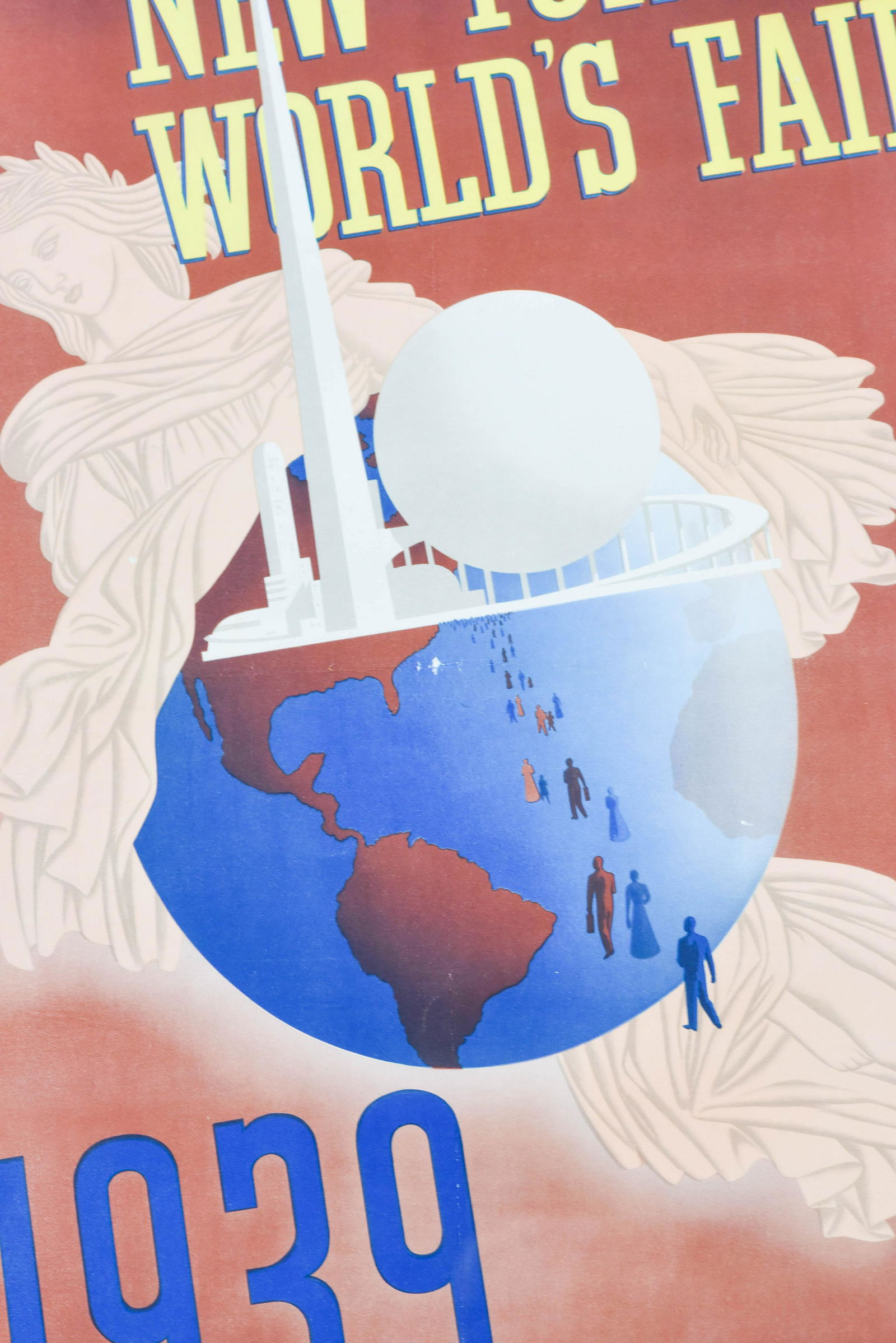 Framed Lithograph of 1934 Chicago Worlds Fair (1 of 3)