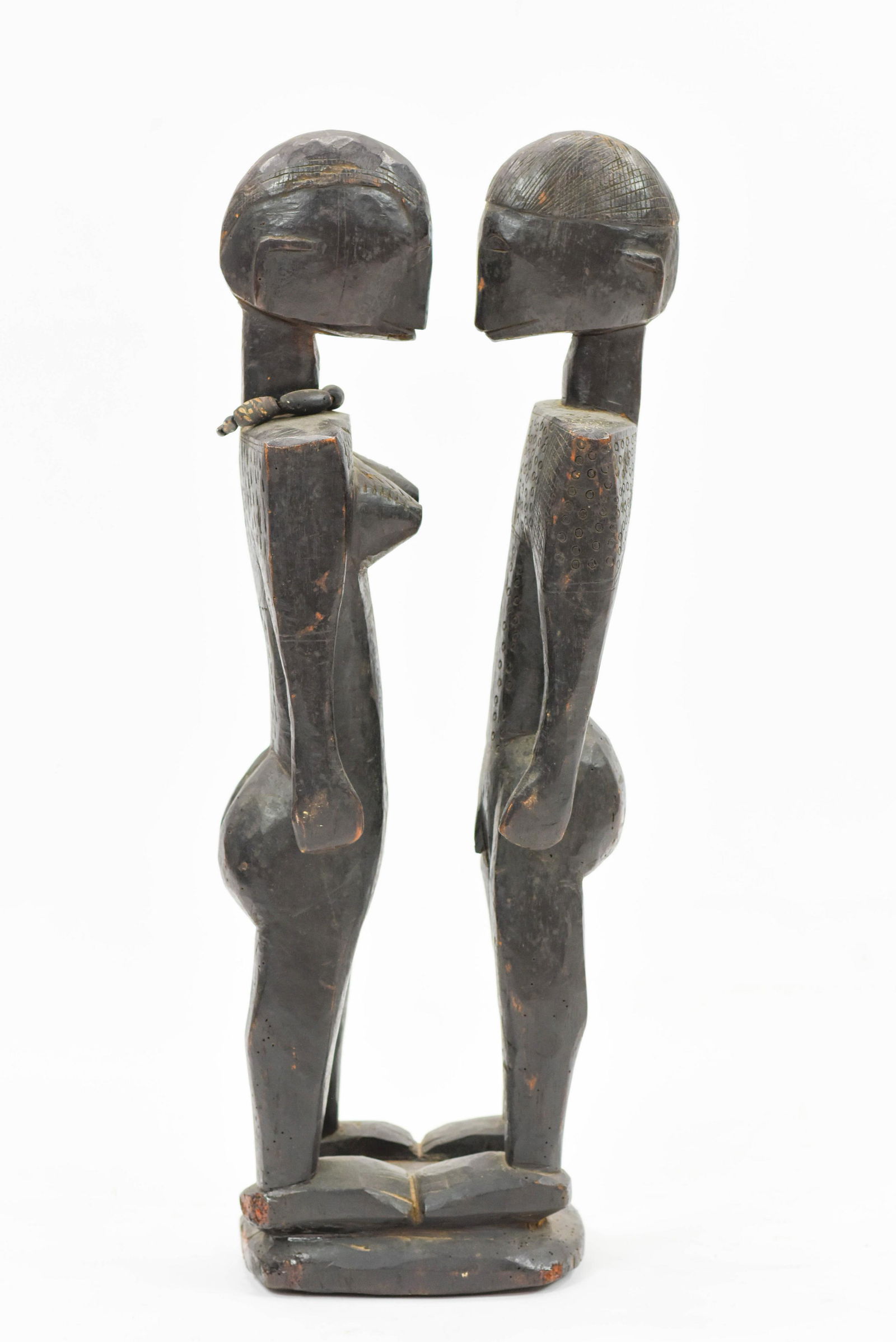 Mali Style African Carved Wood Statue Figure (1 of 6)