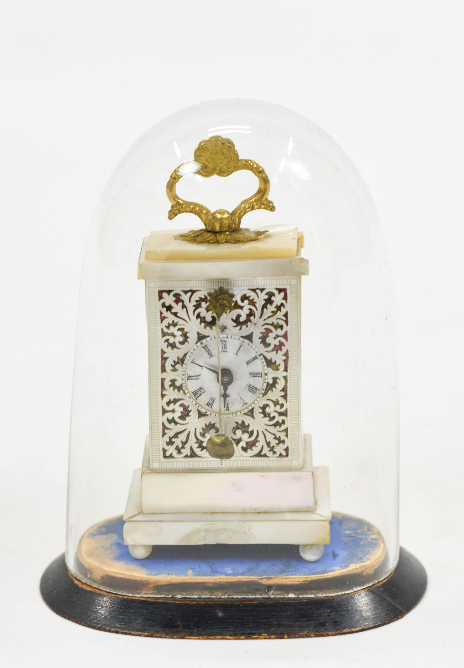 Vintage Miniature Mother of Pearl Carriage Clock (1 of 11)