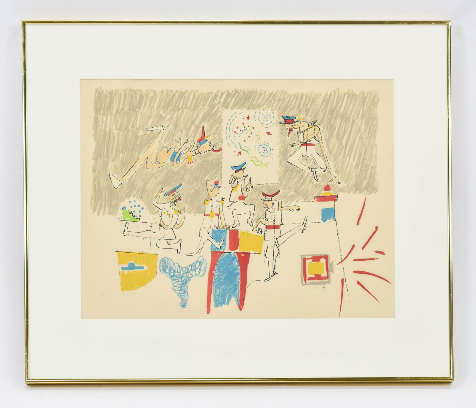 Fine Modernist MCM Limited Edition Print Abstract Art (1 of 4)