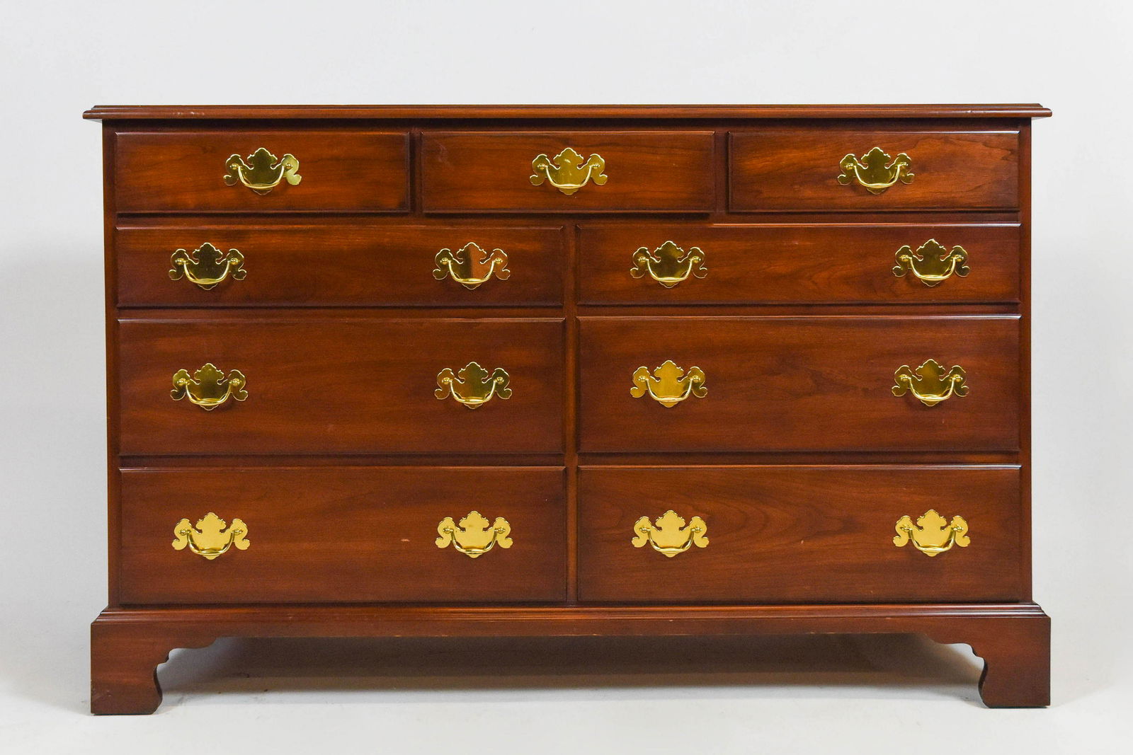 Henkel-Harris Wild Black Cherry 9-Drawer Dresser (1 of 7)