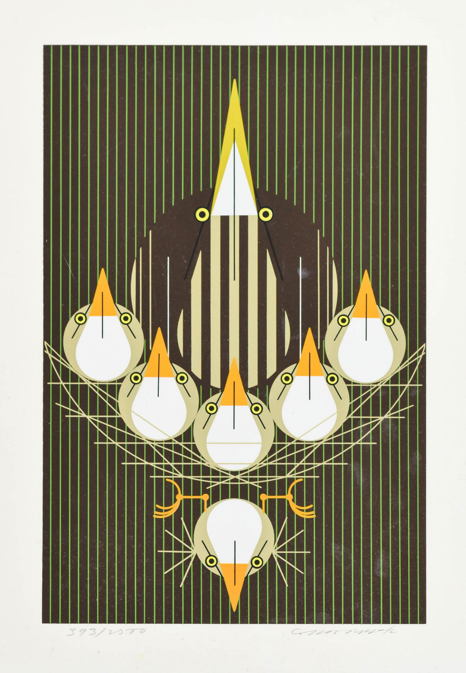 Harper, Charles "Bittern Suite" 1978 Serigraph Print (1 of 4)