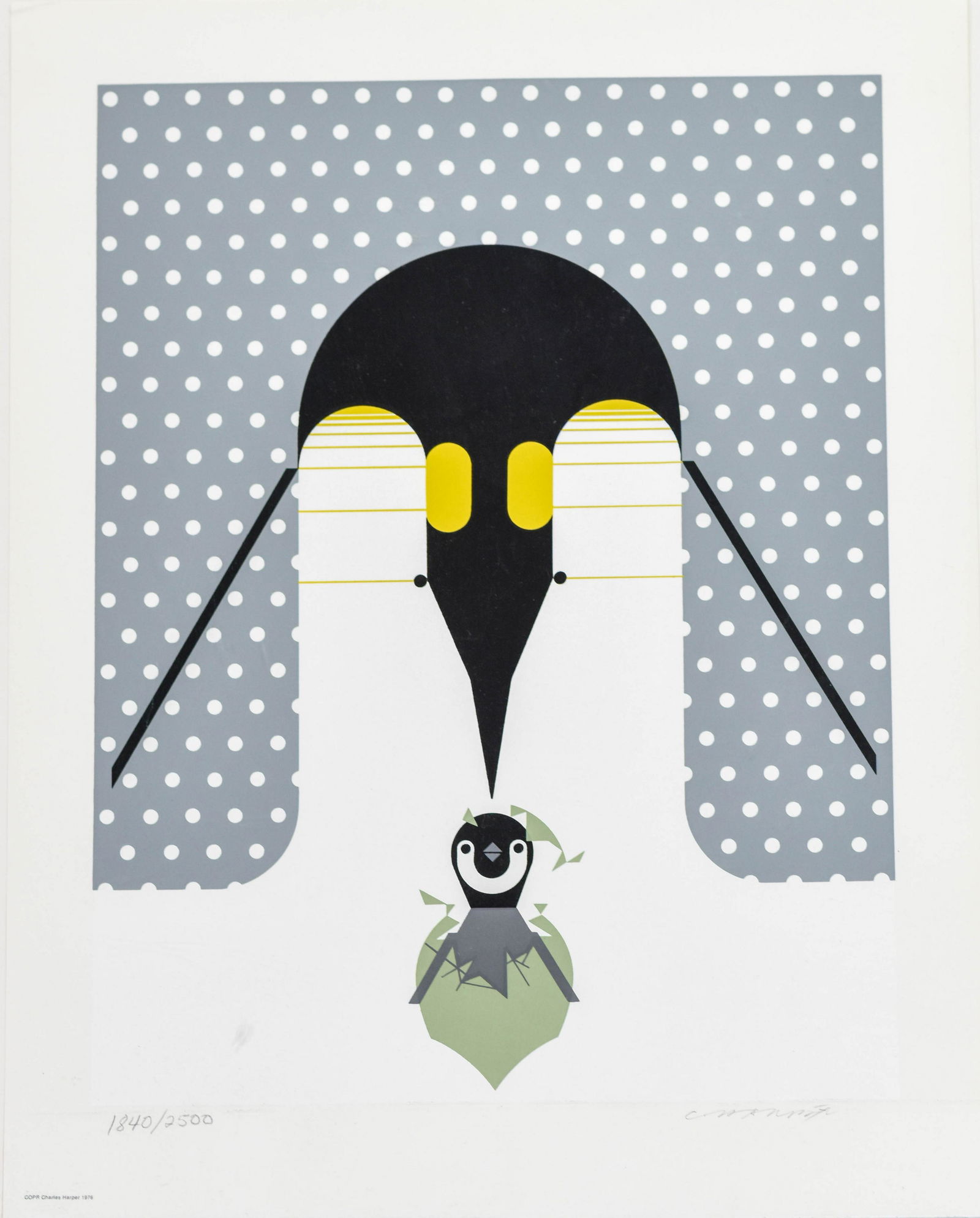 Harper, Charles "Br-r-r-r-rthday" 1976 Serigraph Print (1 of 4)