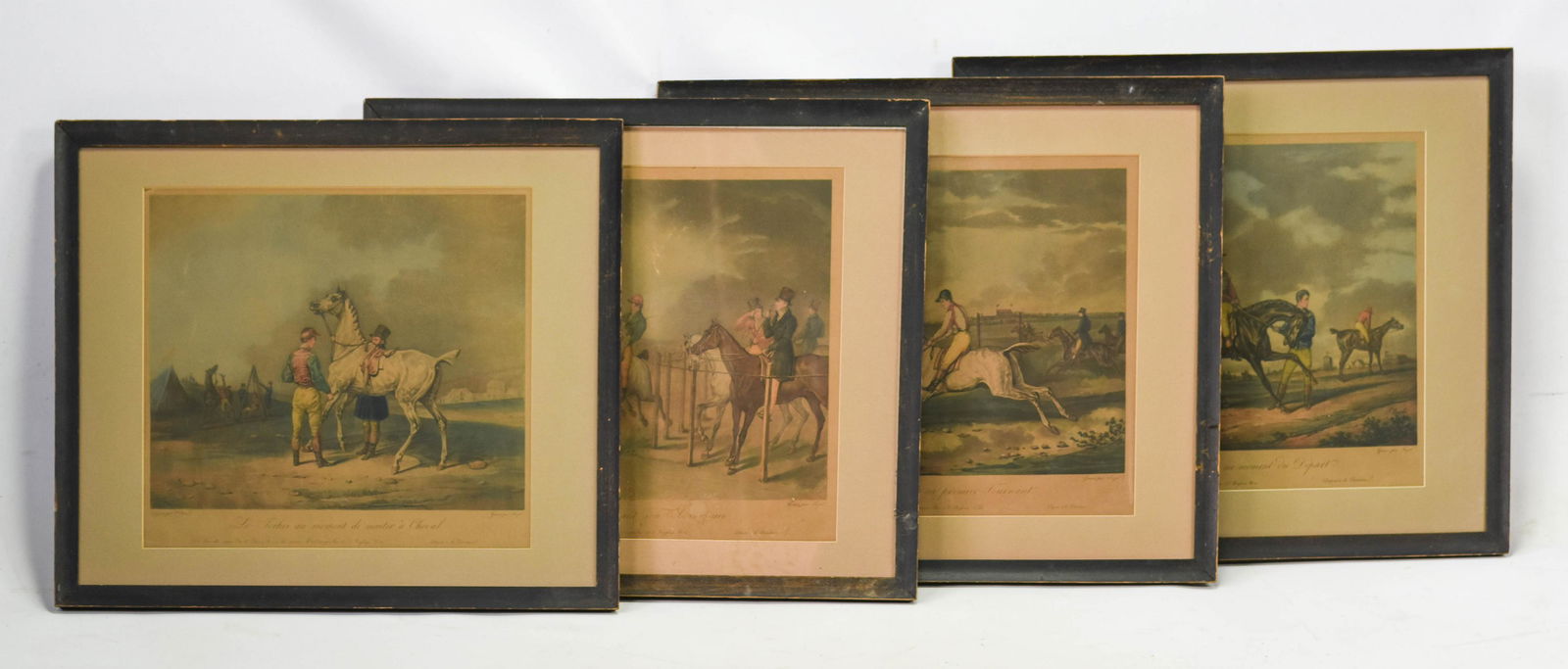 Jazet, Marie, Four Framed Antique Horse Prints (1 of 15)
