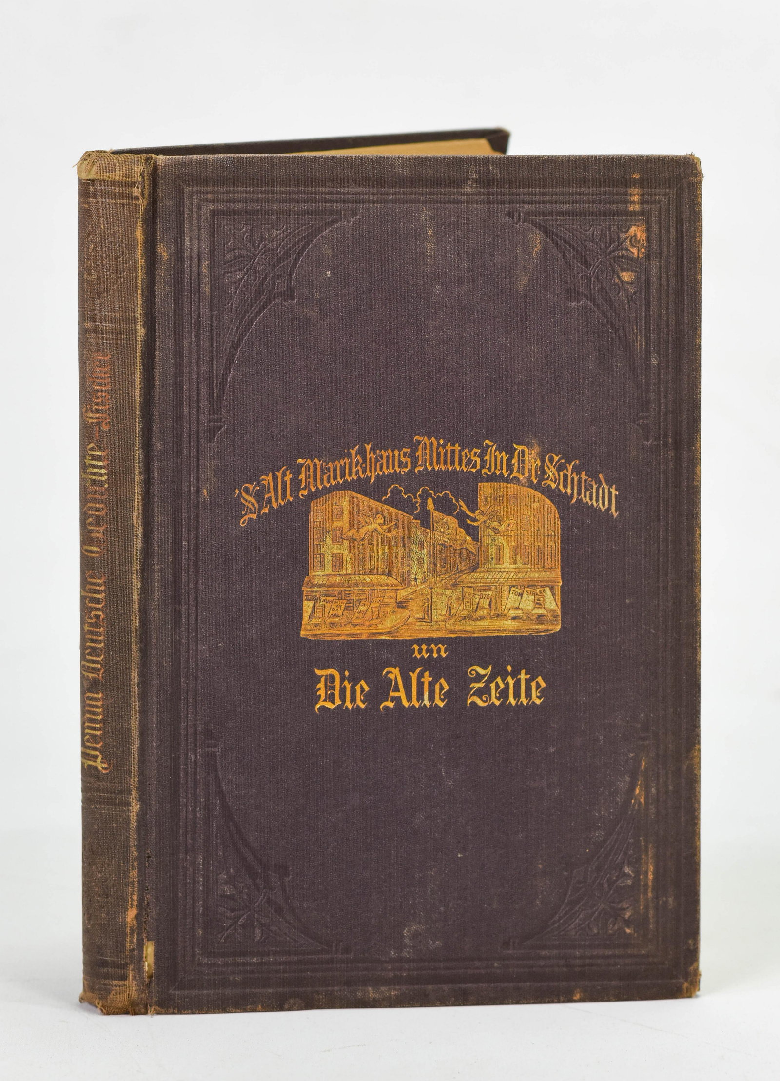 H.L.Fischer EN CENTENNIAL POEM Pennsylvania Dutch 1878: S alt Marik-Haus mittes in d'r Schtadt, un, Die alte' Zeite.' [sic] : E'n Centennial Poem in Pennsylfanisch Deutsch, in zwe Dhel, Fisher, Henry Lee, 1822-1909.York, PA : Printed at the office of The Y