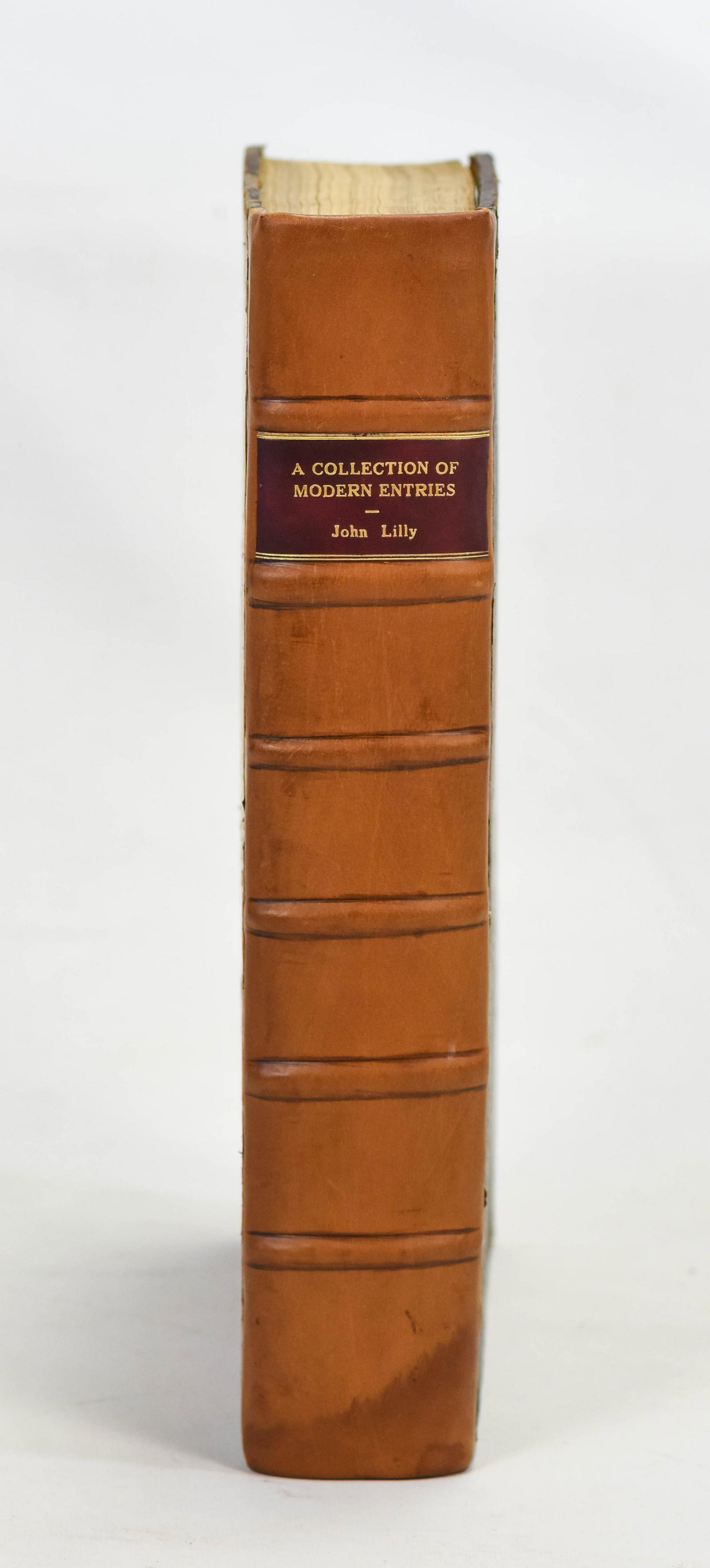 Law. Lilly, John A Collection of Modern Entries ca.1758: [London]: Printed by Henry Lintot, 1758. [viii], 676, [3] pp. Folio (14" x 9"). Rebound spine., raised bands and lettering piece to spine. Raised spine, gilt stamped on red label, all in very good con