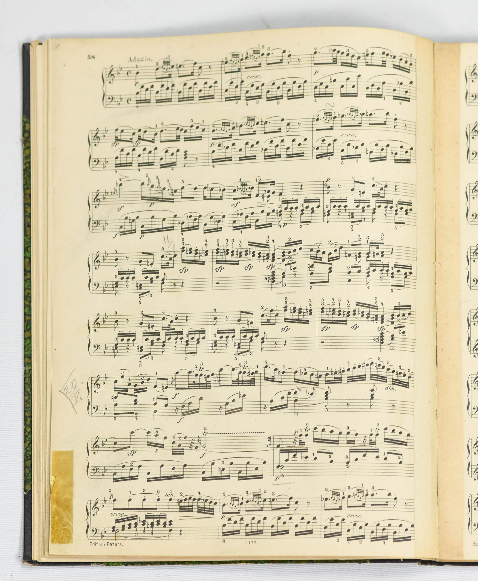 Mozart, Wolfgang Amadeus, SONATEN: Leipzig, C.F.Peters., 19thC, Not Dated. Stains 186 pages. RARE in any condition. Complete in volume.