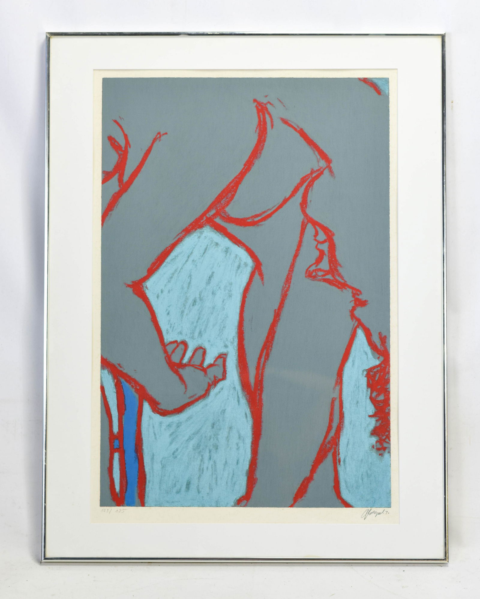Segal, George. "Untitled" 1970 Silkscreen on Paper (1 of 6)