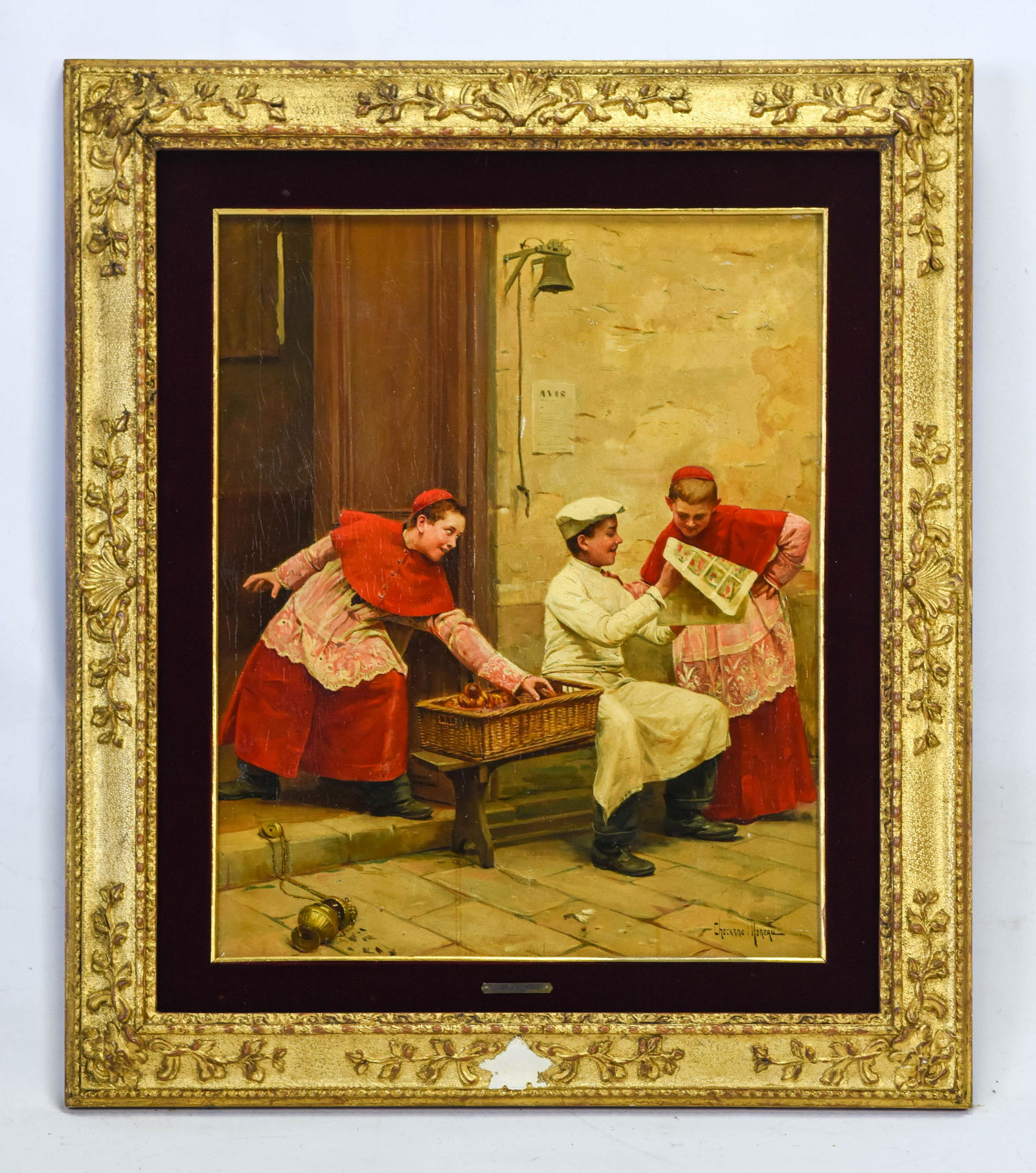 Chocarne-Moreau, Paul Charles. "Boy Stealing Bread" (1 of 6)