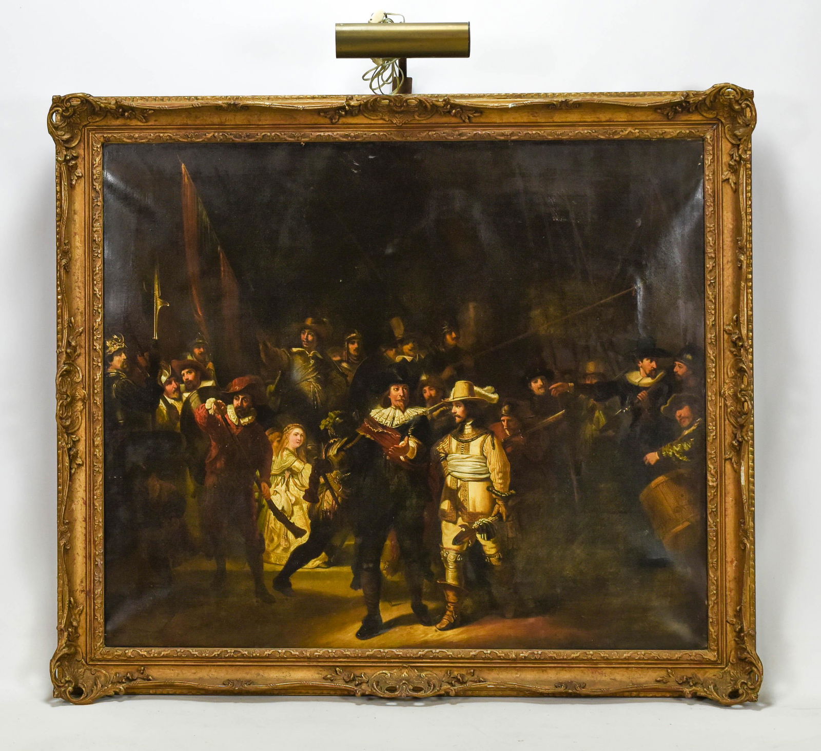 Rembrandt "The Night Watch" Oil Canvas 19thC (1 of 6)