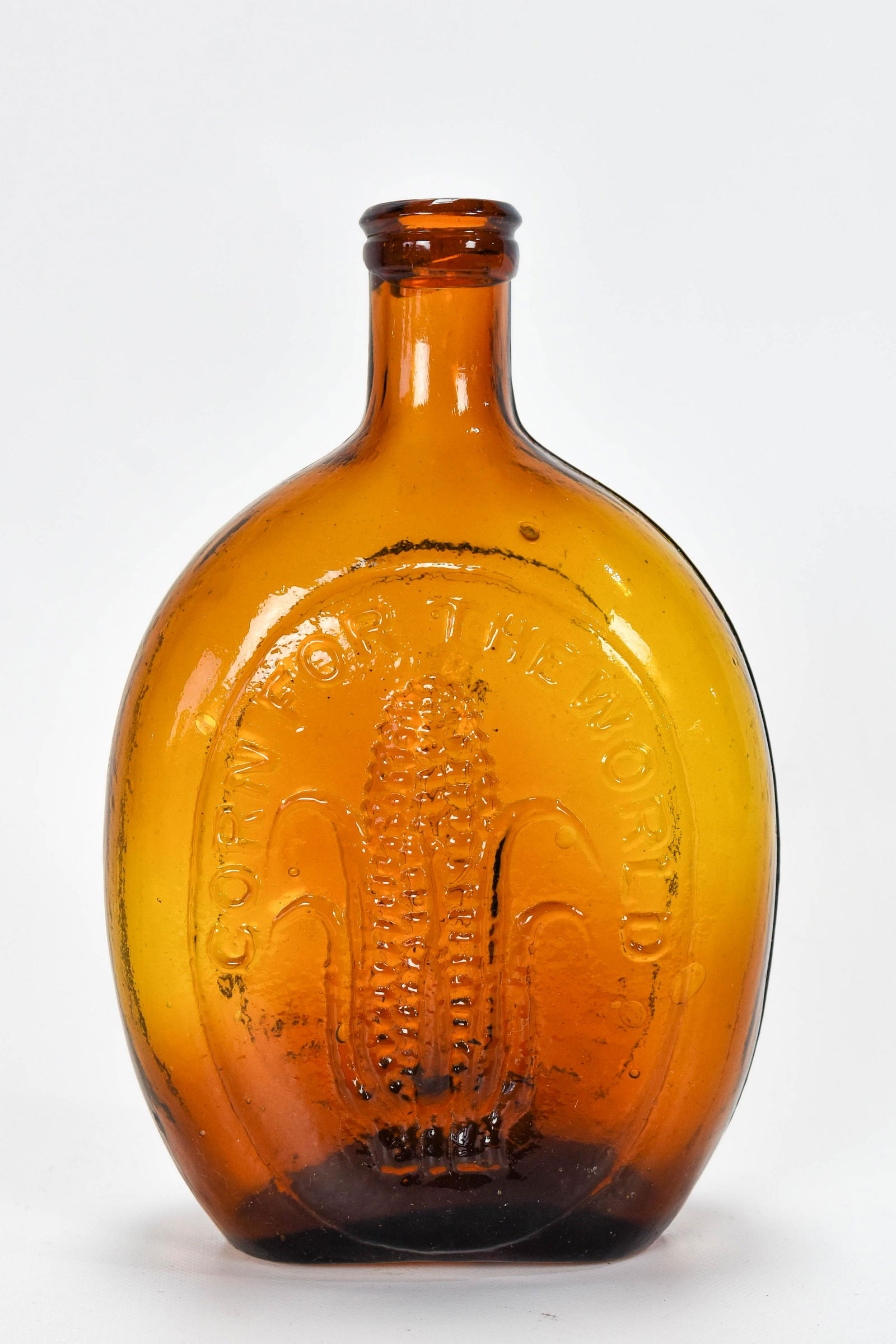 Amber Corn for the World Quart Historical Flask (1 of 7)