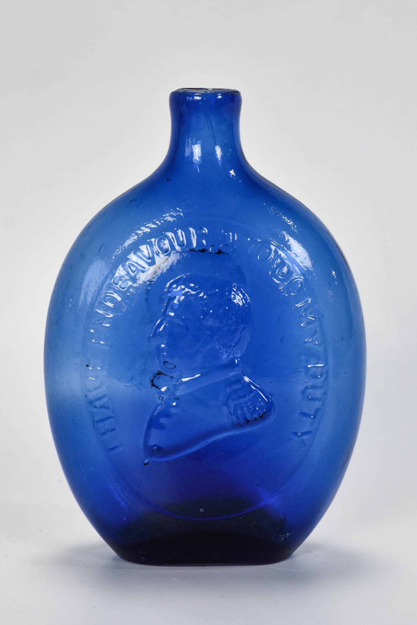 Deep Blue Washington Taylor Portrait Pint Flask (1 of 7)