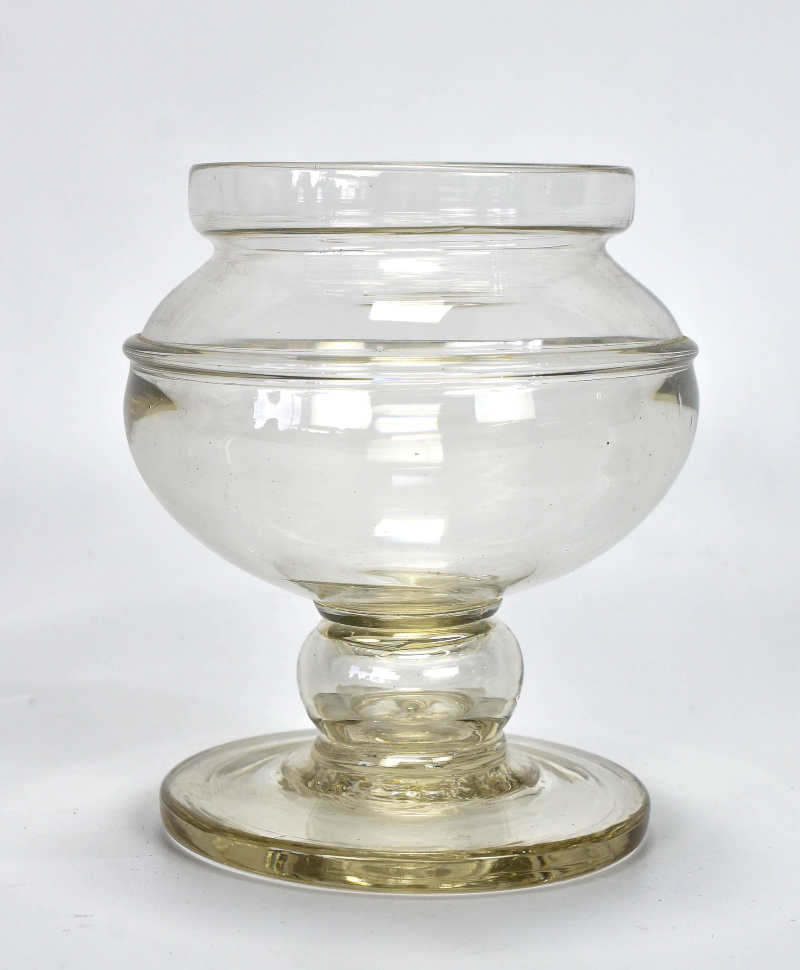 Antique Ohio or Pittsburg Clear Glass Sugar Bowl (1 of 5)