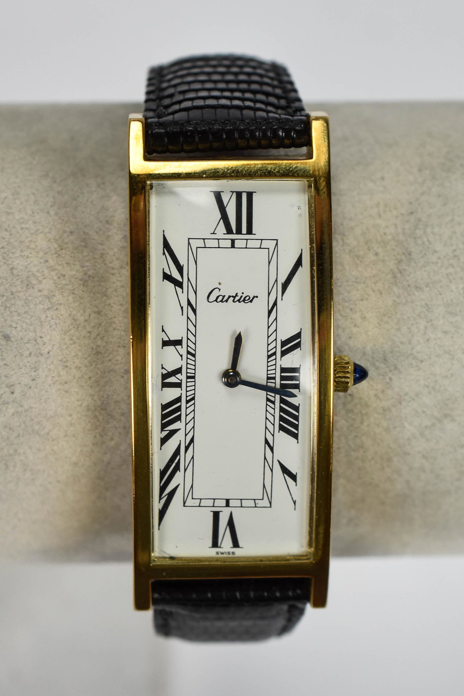Cartier Curvex Gold Plated Men's Manual Wristwatch (1 of 9)