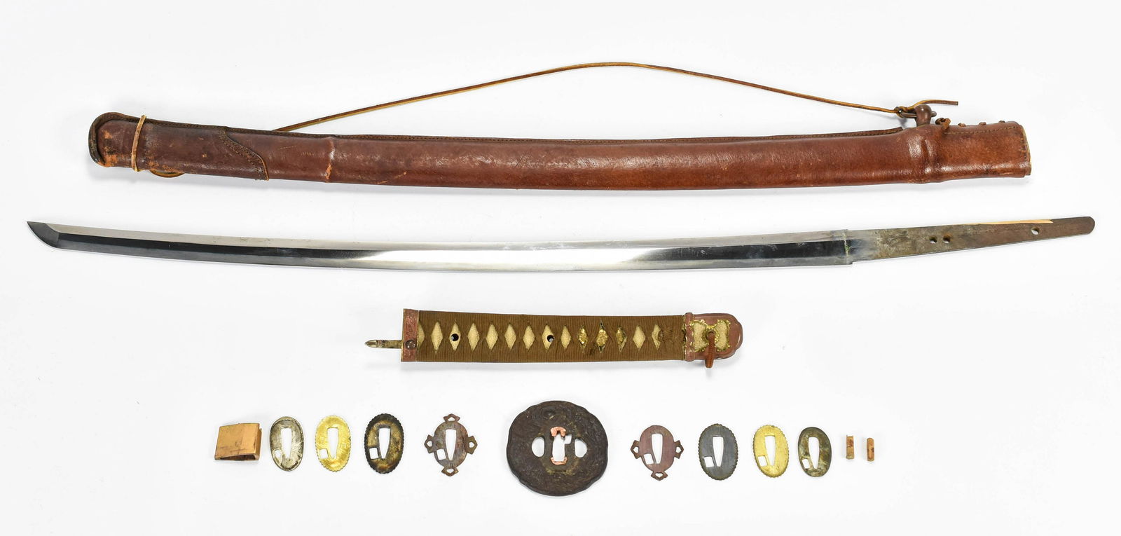 Fine Antique Signed Japanese Samurai Sword +Tsuba #1 (1 of 15)