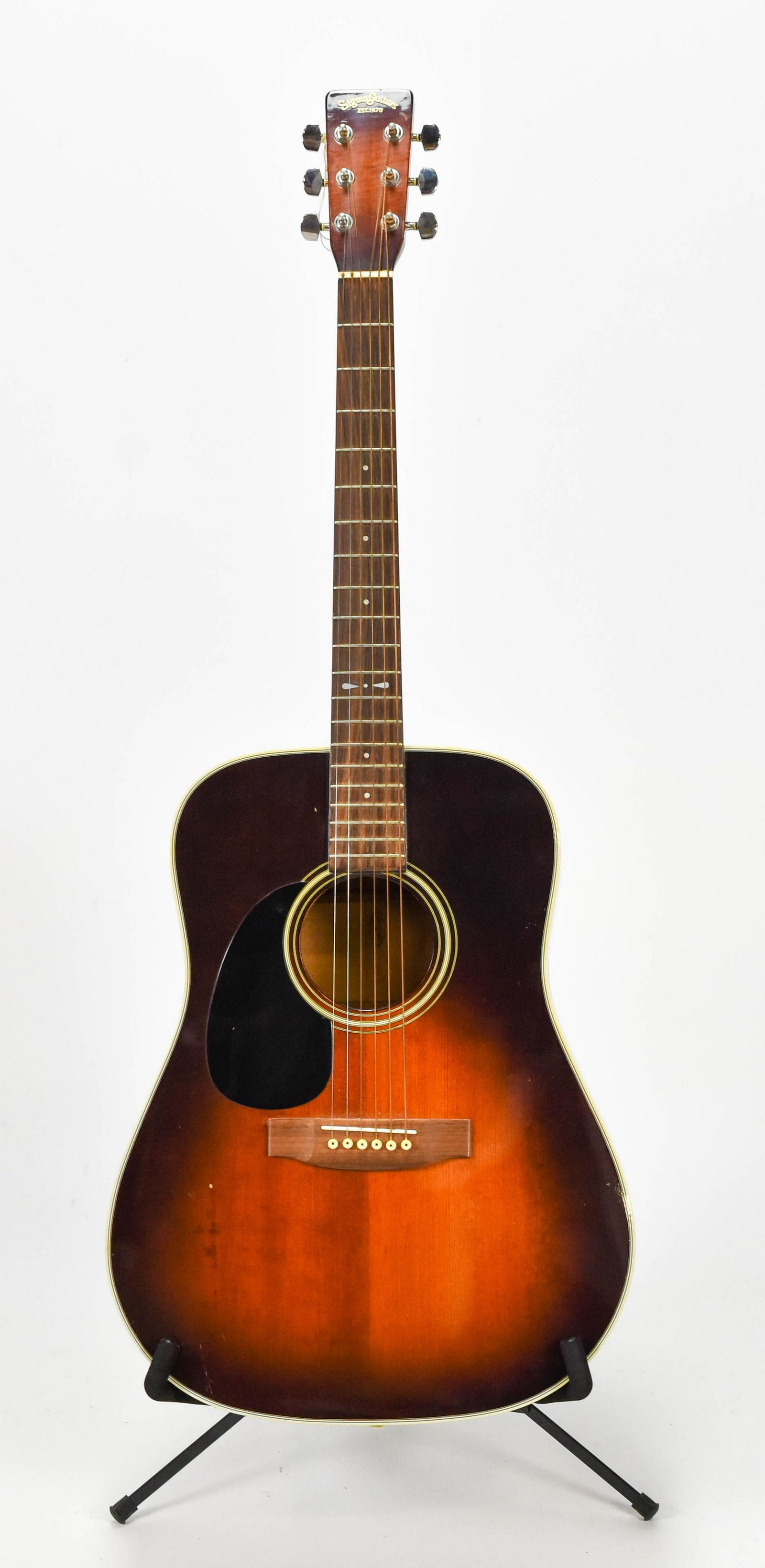 1975 Sigma DT-1 Sunburst Acoustic Dreadnought Guitar (1 of 9)