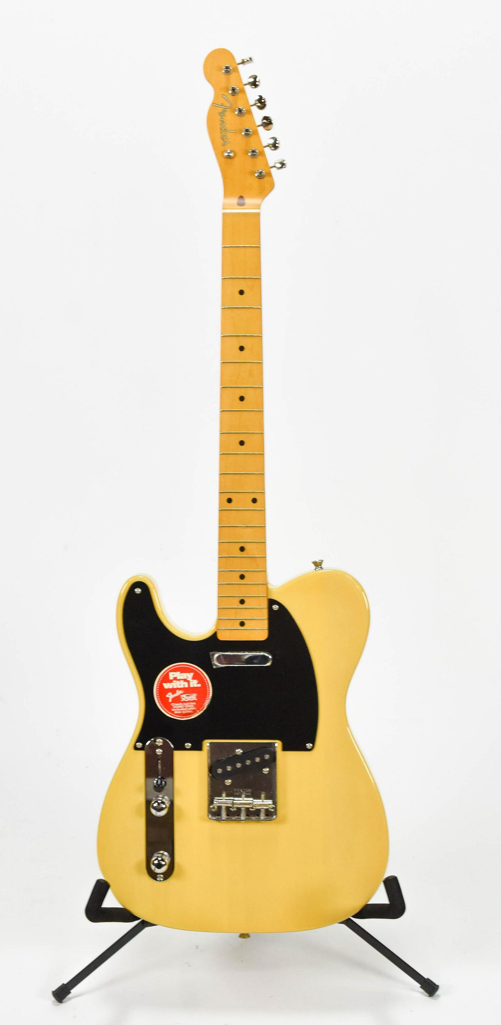 Fender Japan Cream Telecaster Lefty Electric Guitar (1 of 7)