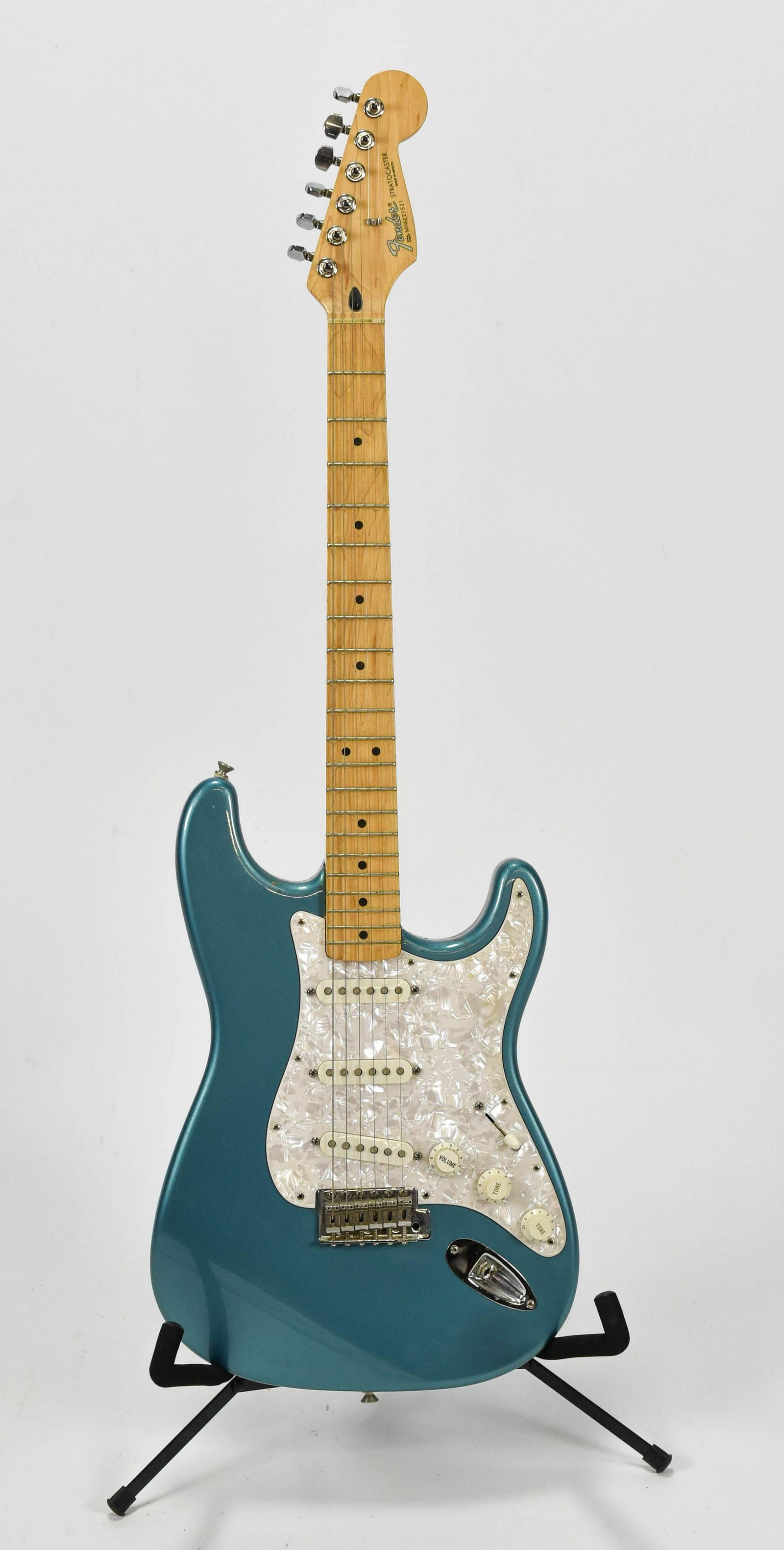 Teal Blue Fender Stratocaster Electric Guitar (1 of 6)