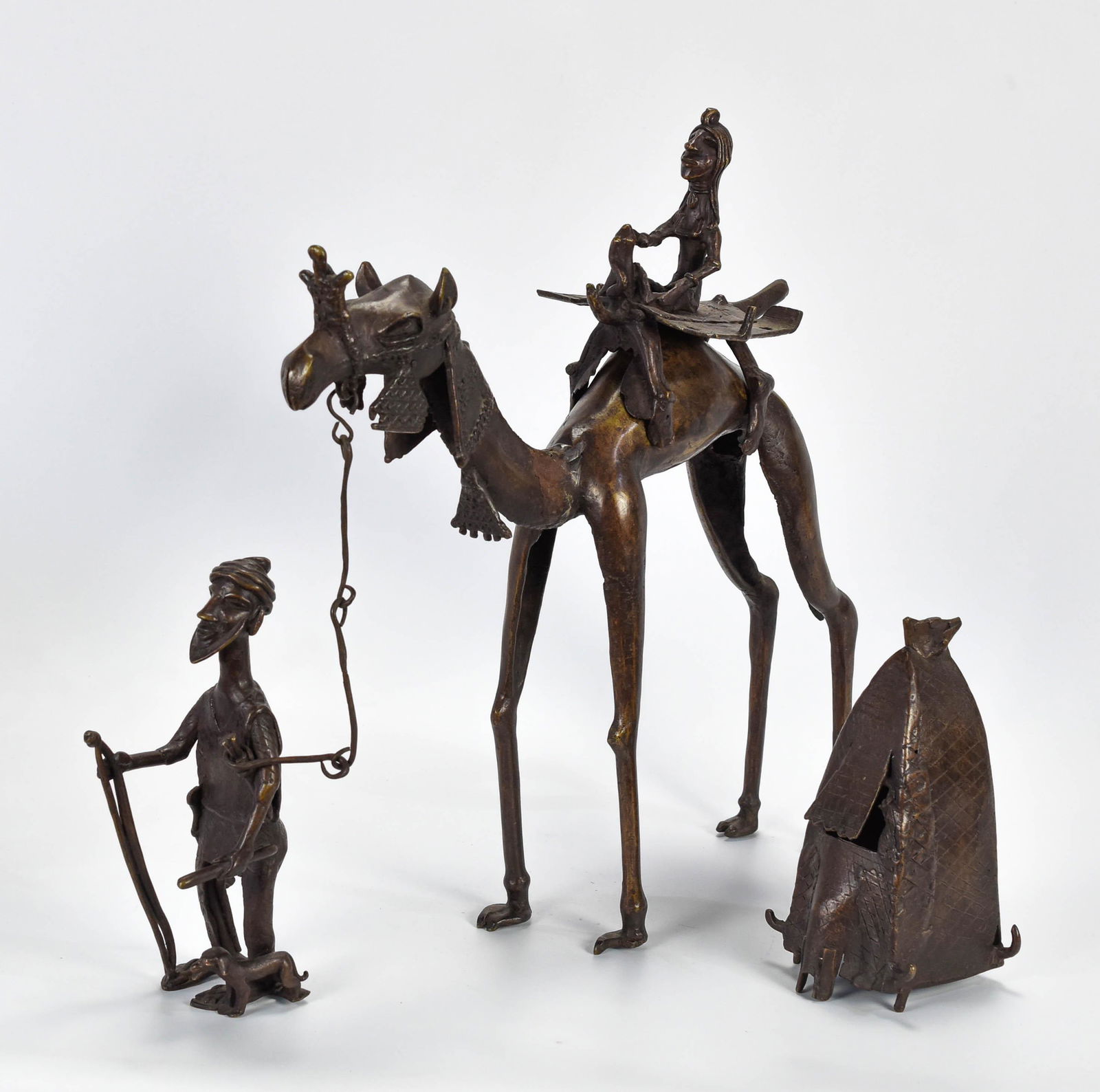 Bronze Royal Camel Procession Nigeria Africa (1 of 15)