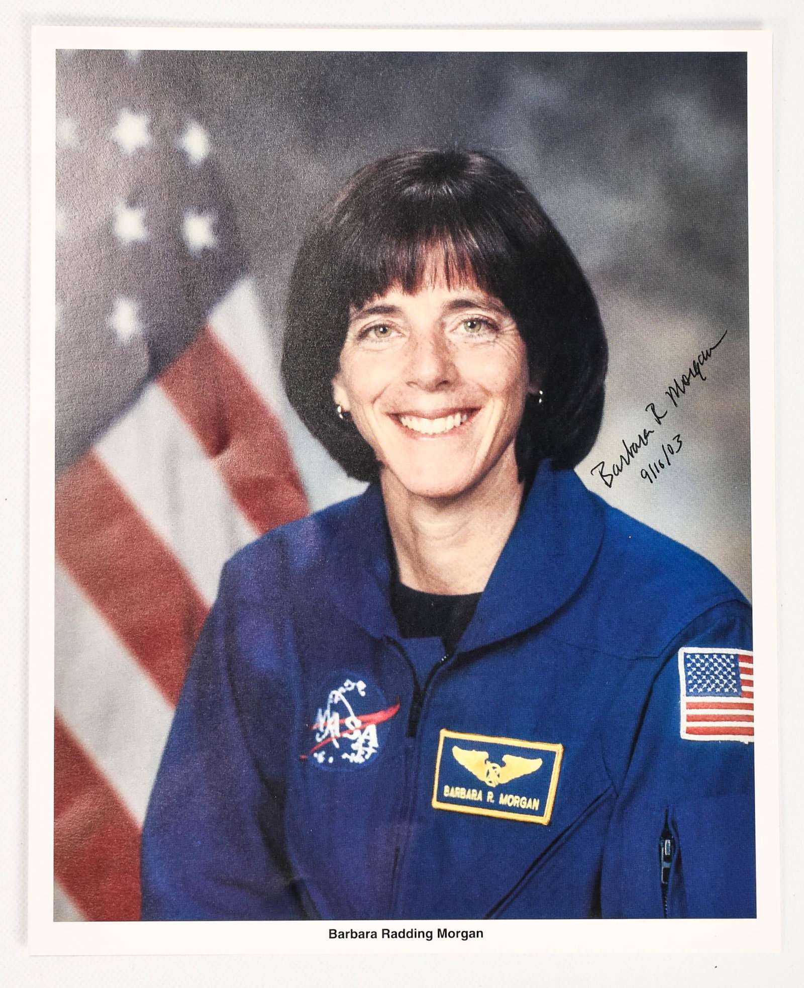 Nasa Astronaut Barbara Morgan Signed Photograph (1 of 3)