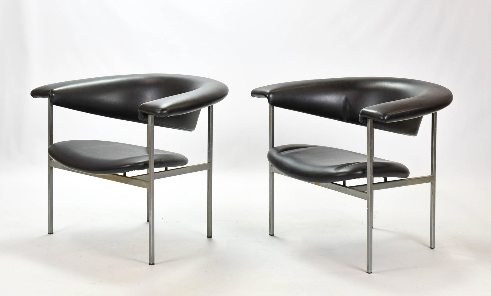 Pair 1960s MCM Rudolf Wolf Beta Lounge Chairs (1 of 6)