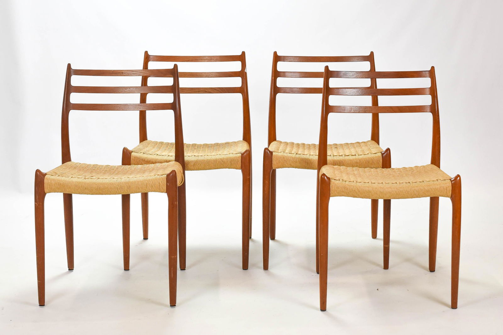 4 MCM Model 78 Dining Chairs Niels Otto Moller 1962 (1 of 6)