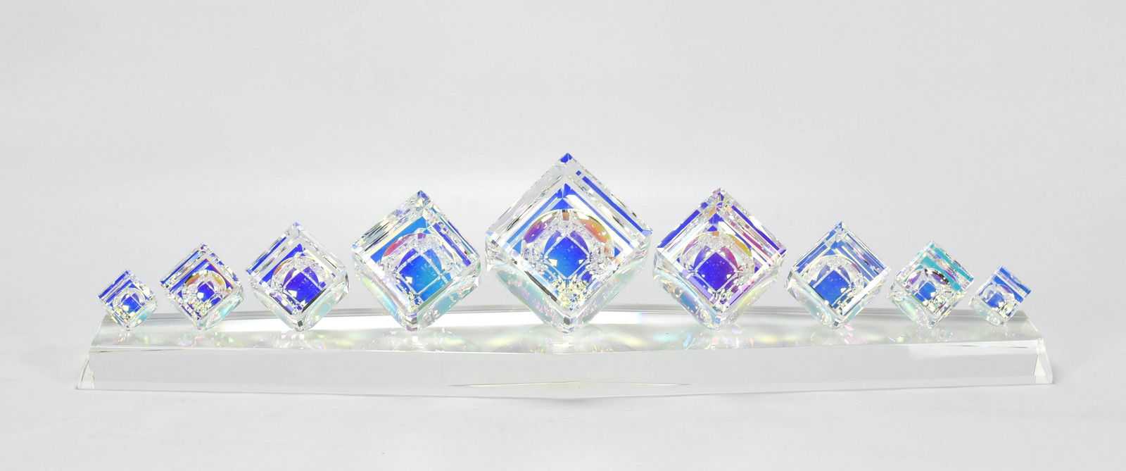 Harold Lustig Dichroic Crystal Optic Glass Sculpture (1 of 10)