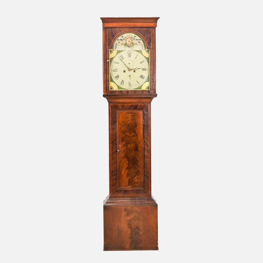 Antique Mid-19thC American Walnut Tall Case Clock (1 of 16)