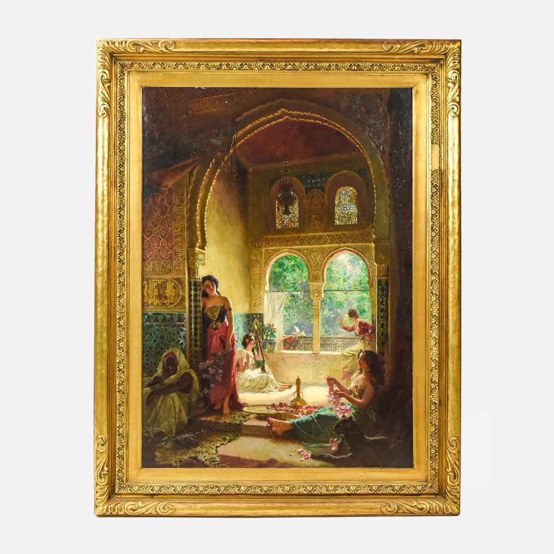 Orientalist Harem Oil Painting attrb.Stiepevich (1 of 6)