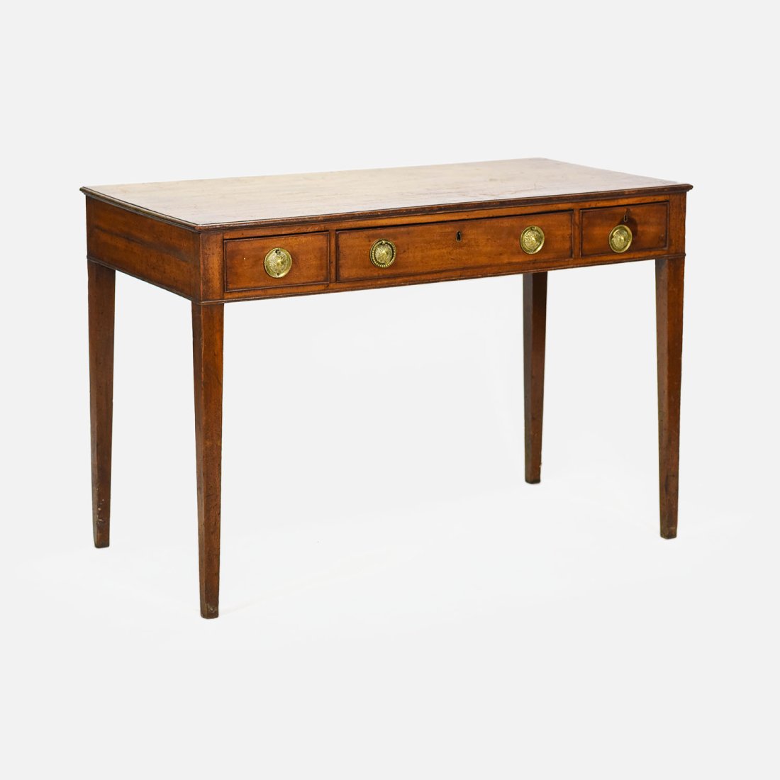 Antique Mid 19thC American Walnut Wood Desk (1 of 11)