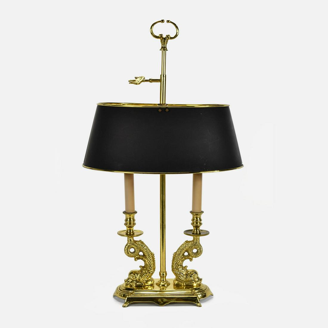 Fine Contemporary Solid Brass Bouillotte Lamp (1 of 11)
