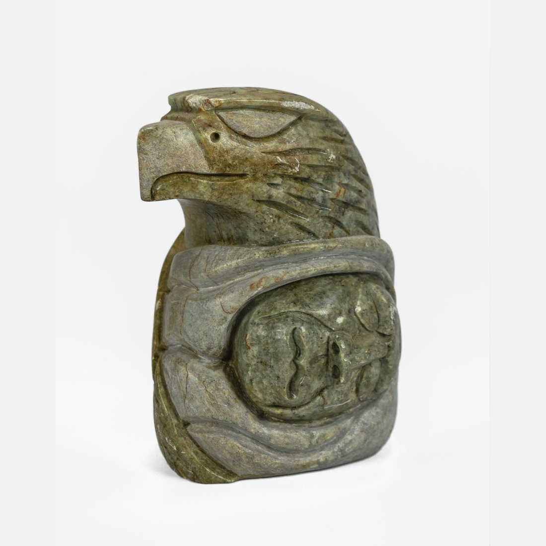 Larry Bomberry Carved Soapstone Eagle Sculpture (1 of 10)