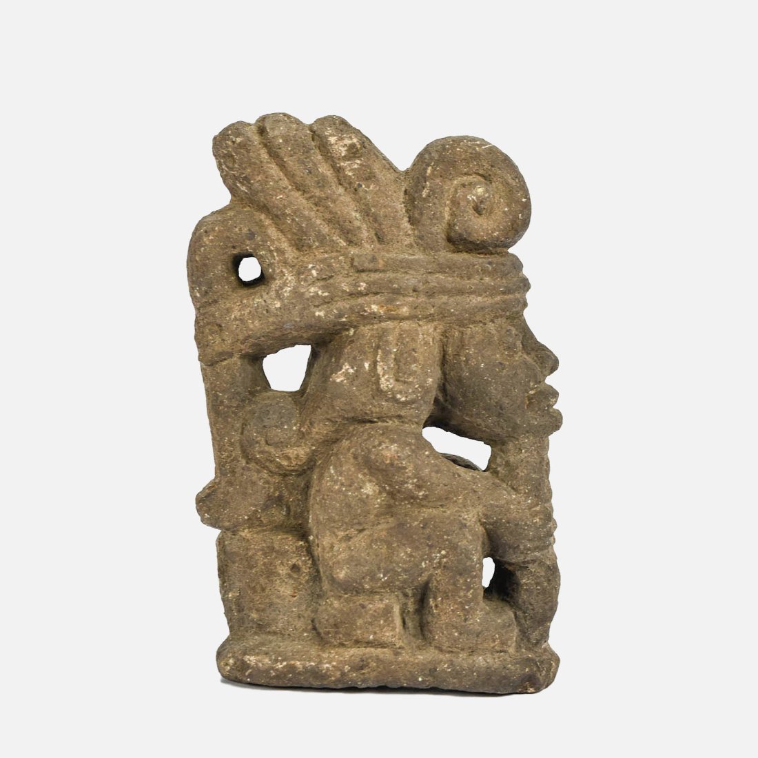 Pre-Columbian Mayan Carved Stone Priest Figurine (1 of 7)