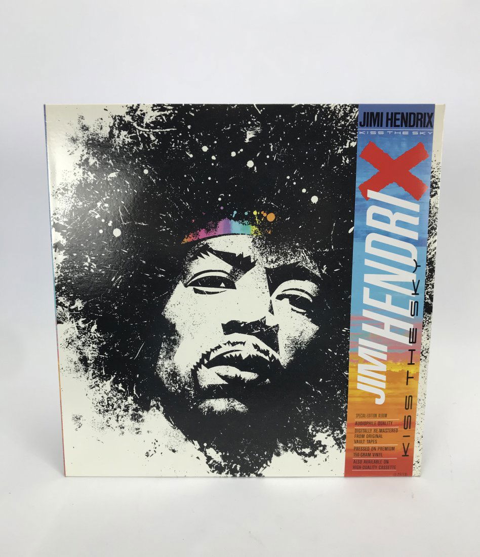 Jimi Hendrix Kiss The Sky Reprise Vinyl LP 1-25119 Audiophile: Cover very good, 150 gram vinyl mint-.
