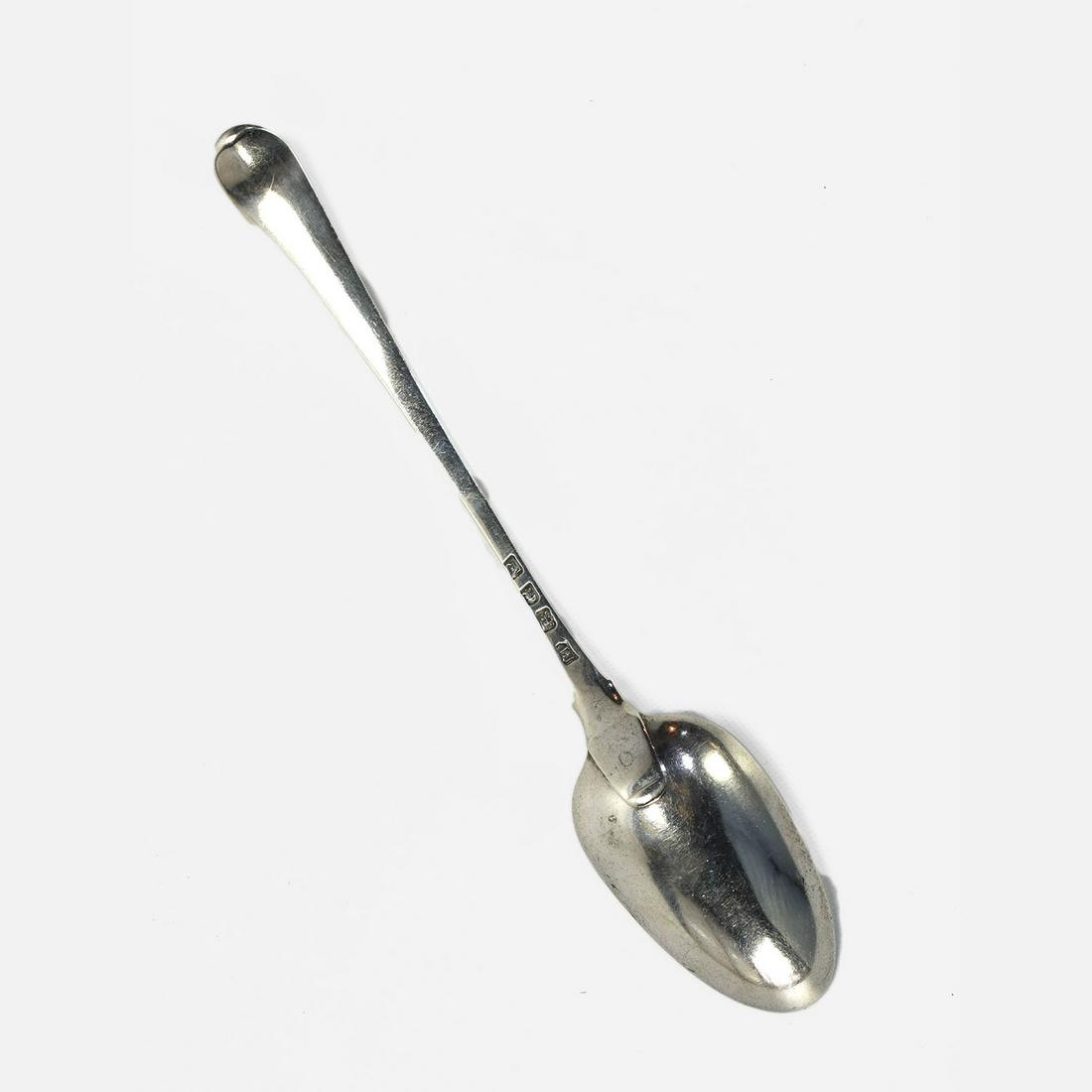 Antique English Sterling Silver Stuffing Spoon (1 of 4)