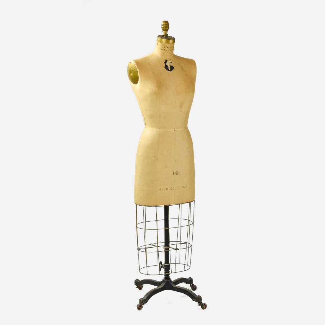Antique Fashion Model Co Dress Form w/Cage (1 of 14)