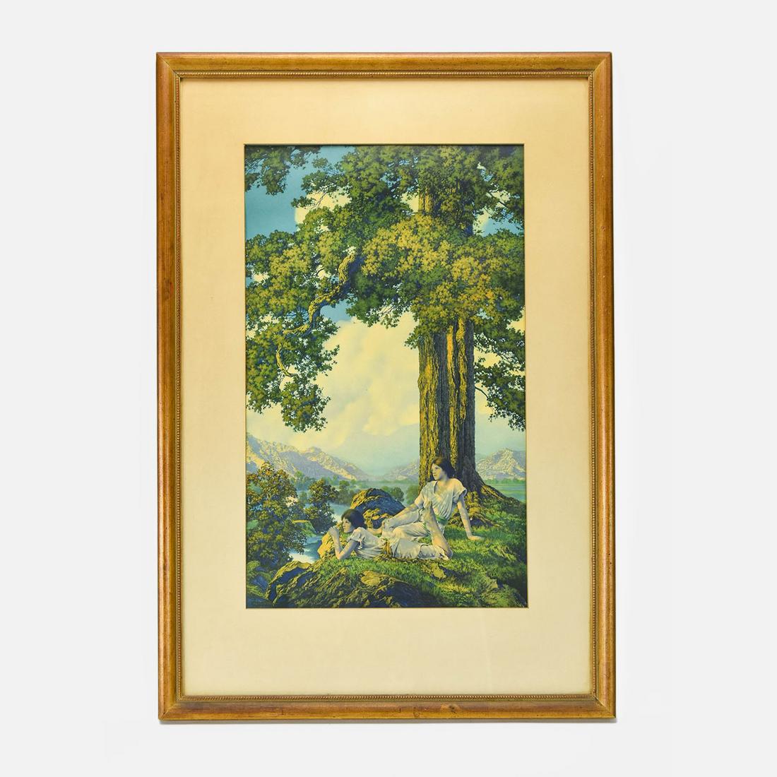 Original Maxfield Parrish Hilltop Framed Print (1 of 5)