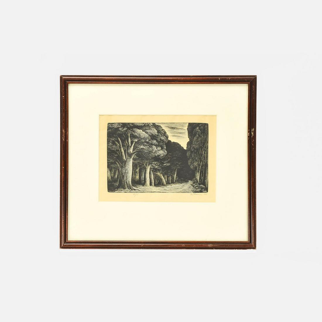 Signed Thomas Nason Original Framed 1931 Wood Engraving (1 of 6)