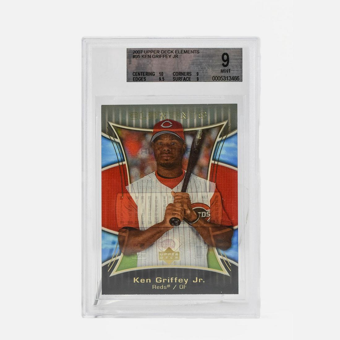 2007 Upper Deck Elements Ken Griffey Jr. No. 95 Baseball Card with Extra 700 Plus Mint Cards (1 of 4)