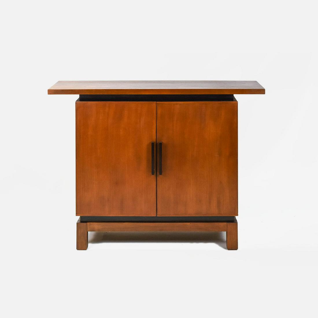 Danish Modern Teakwood Small Server Bar Cabinet: Very good original condition as shown.